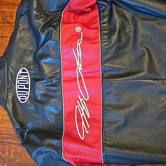NASCAR Vintage Jeff Gordon Wilson Leather Racing Jacket - Picture 7 of 8